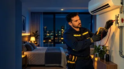 Circuito elétrico para ar-condicionado